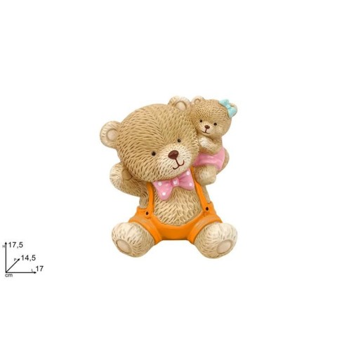 FAMIGLIA ORSETTI SEDUTI 17,5 CM